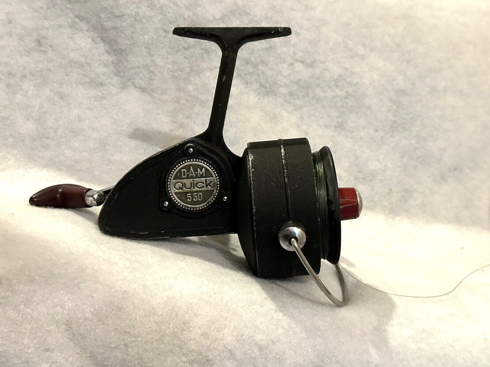 Large Vtg D-A-M QUICK 550 Fishing Spinning Reel Made n W Germany