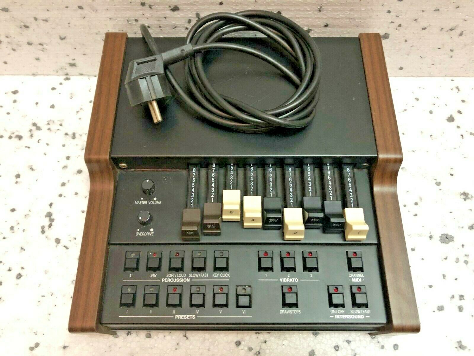 Rare VISCOUNT D9e Orgel Drawbars Midi Expander Organ Sound Module Zugriegel