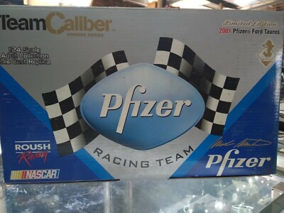 Team Caliber Preferred 2001 Mark Martin #6 Pfizer 1:24 Ford Taurus new in box 