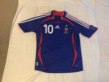 Vtg Zidane Number 10 2006 FIFA World Cup France FFF Jersey ...