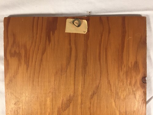 Vintage Mid Century Wood Old West Poem Plaque Prayer Wall Art