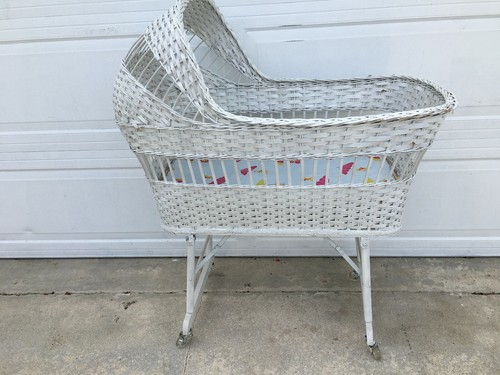 rattan baby bassinet