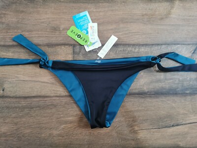 Sloggi Shore Kosrae Tanga Swim Brief Green Black Women's UK Size S BRAND NEW