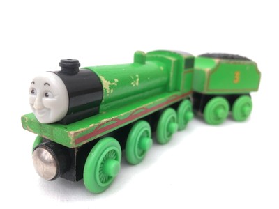 henry wooden train