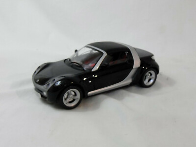 BURAGO SMART ROADSTER COUPE BLACK 1/18 DIECAST 34917