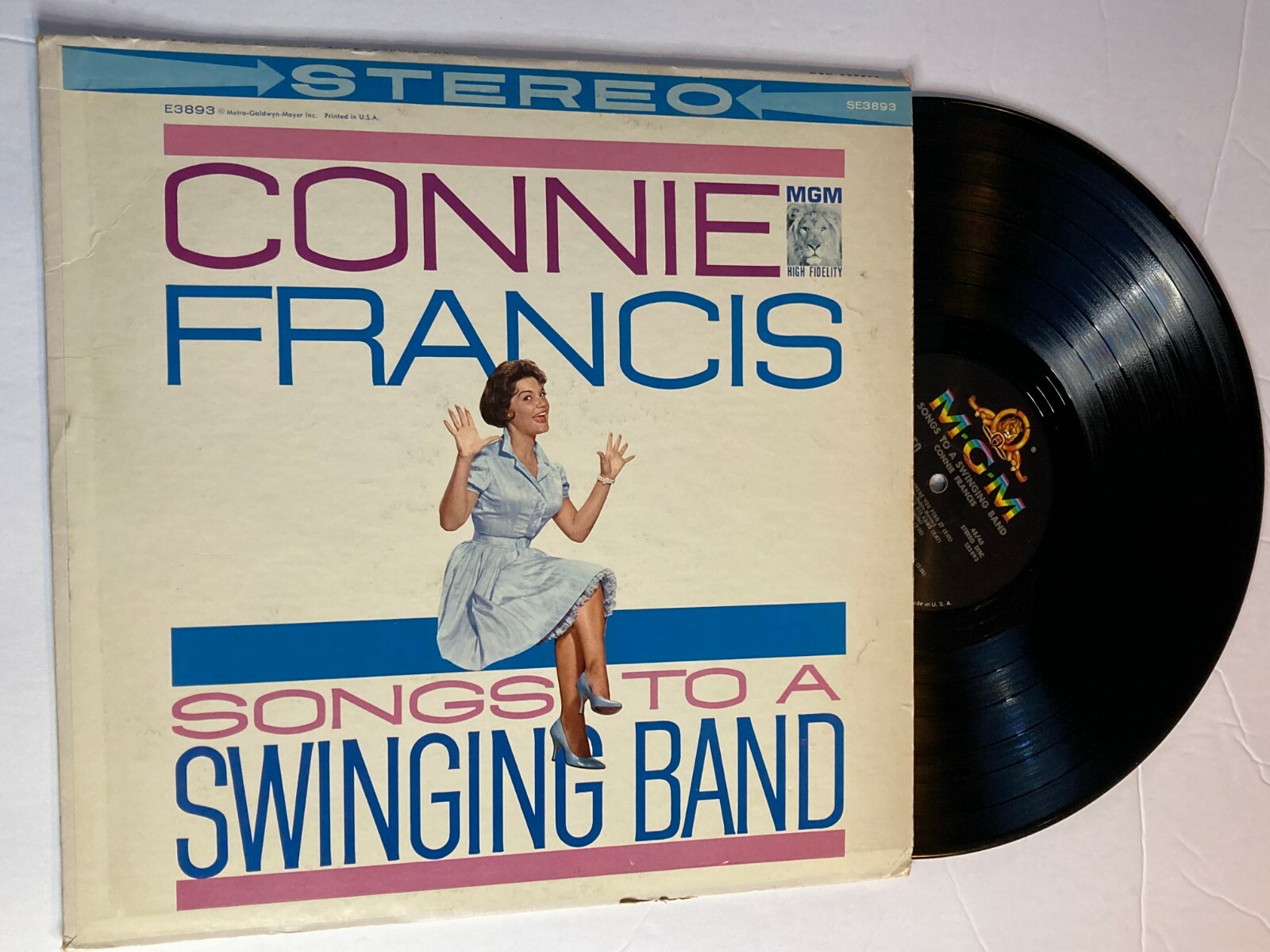 Connie Francis Songs To A Swinging Band LP Vinyl Record MGM