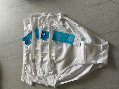 ladies Sloggie EverNew Tai knickers-Size 16-white x 4