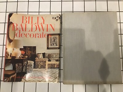 BILLY BALDWIN DECORATES hc dj 1973 interior design architecture art how-to home
