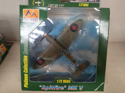 SUPERMARINE SPITFIRE MK.V 1941 RAF WW 2 1:72 EASY MODEL