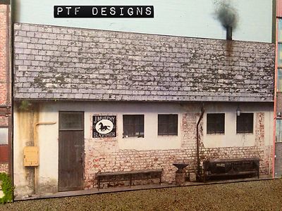 O Scale Scratch Built ''BLACKSMITH'' Shop LED, Building Front/Flat, MTH Lionel