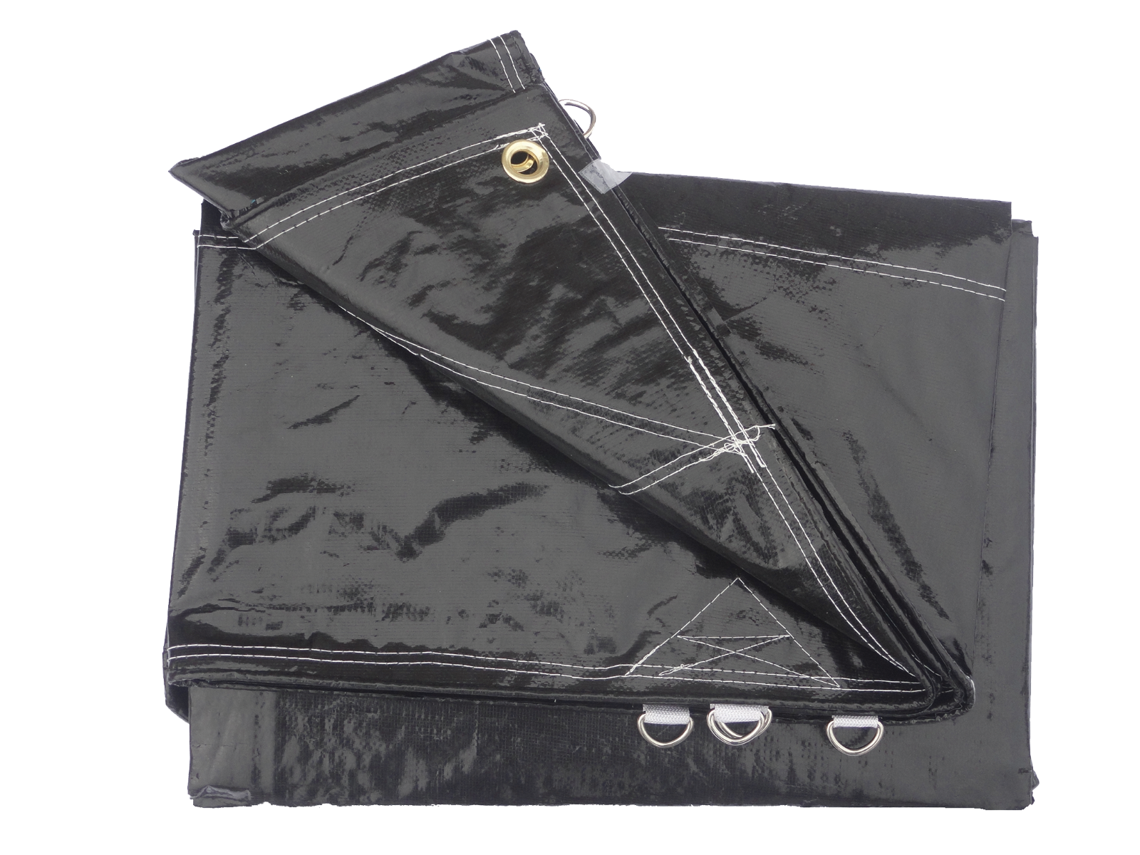DeWitt Black Stallion Black Truck Tarp 6.0 oz. (Multiple Sizes)