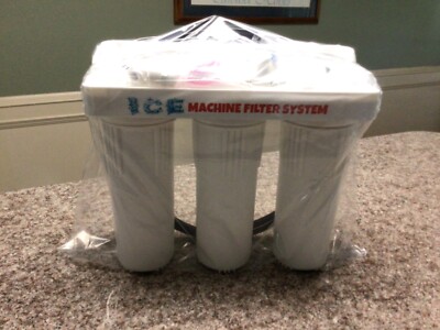 Ice Machine Water Filter Kit  Sediment, Carbon, & Resin 3/8 Waterline & Fittings