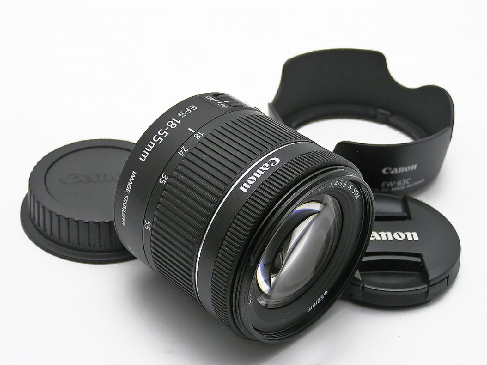 Canon EF-S 18-55 F4-5.6 IS STM Zoom Lens WORKS! From JAPAN