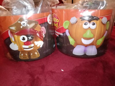 Set Of 2 Mr. Potato Head Pumpkin Decorating Sets Pirate And Monster