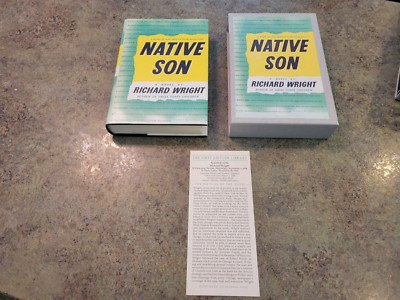 NATIVE SON Richard Wright Facsimile 1st Edition Library HB Book w Sleeve