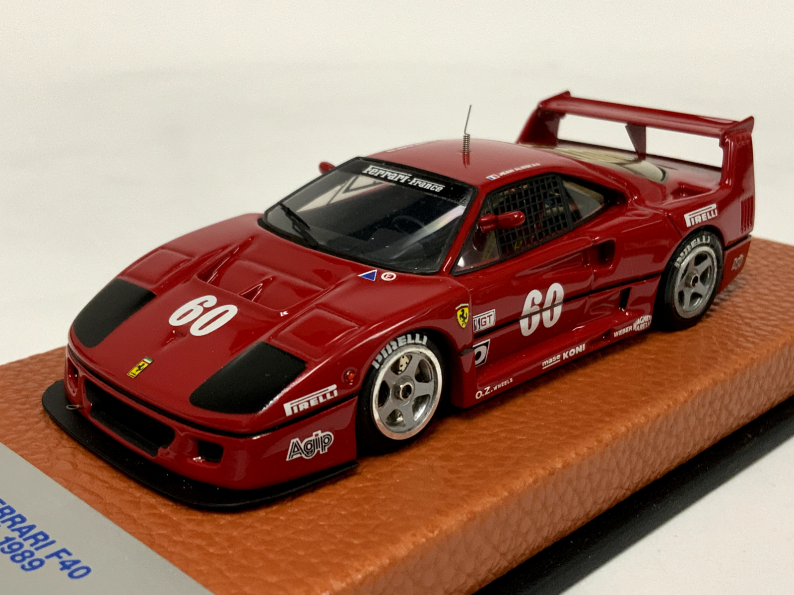 BBR 1/43 Ferrari F40 24 Hours Le Mans 1995 Blue No. 34 BG111