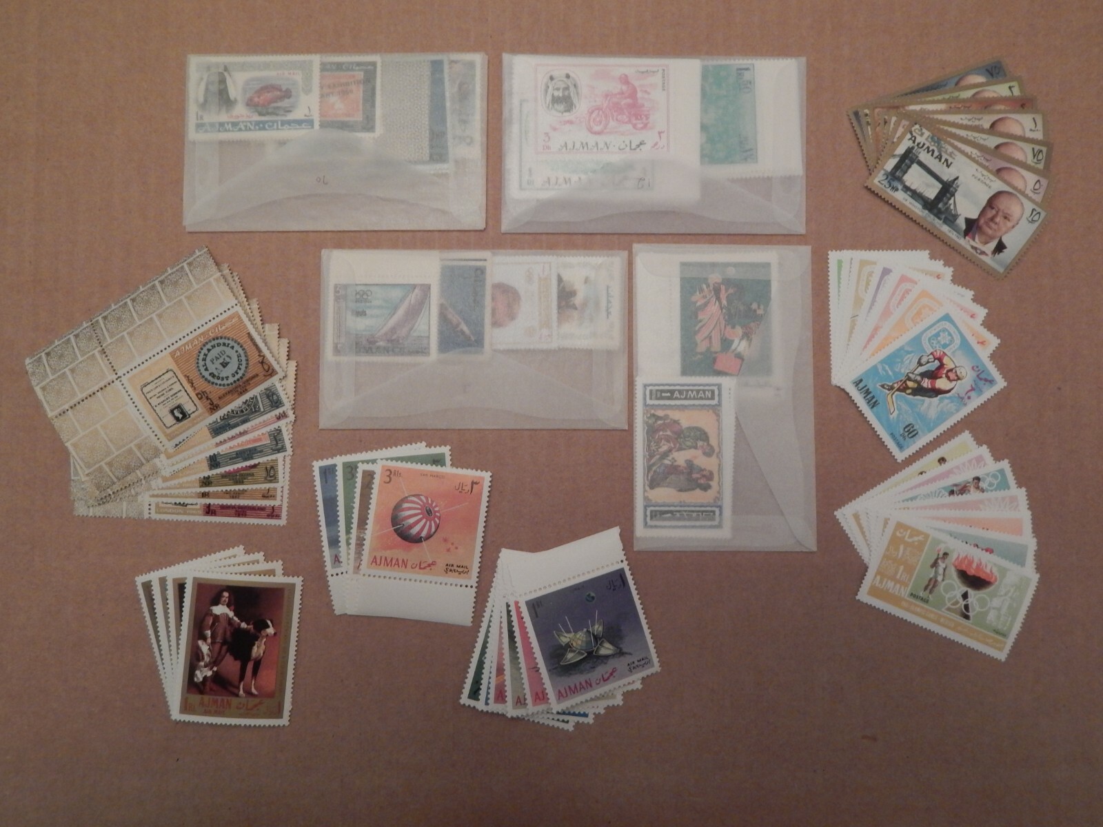 A Large Collection of Mint Stamps from United Arab Emirates