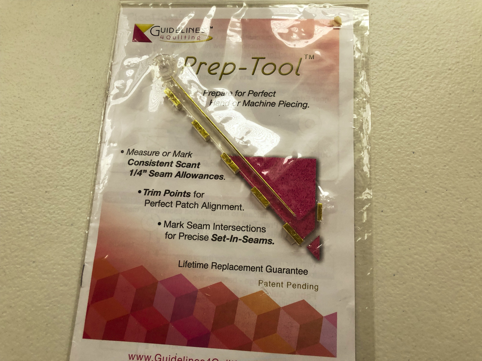 Guidelines Quilting Prep Tool for Consistent 1/4