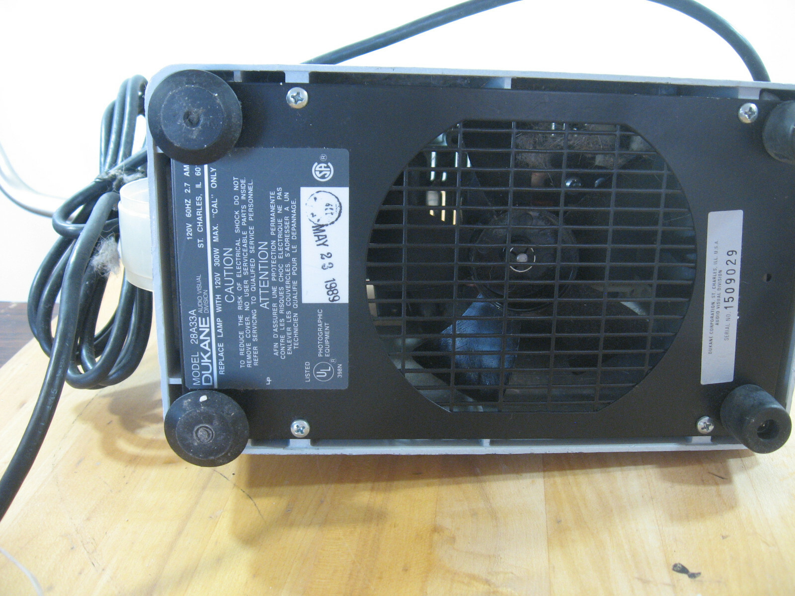 ~ Vintage Working Dukane 300 Film Strip Presentation Projector 28A33A ~ Working