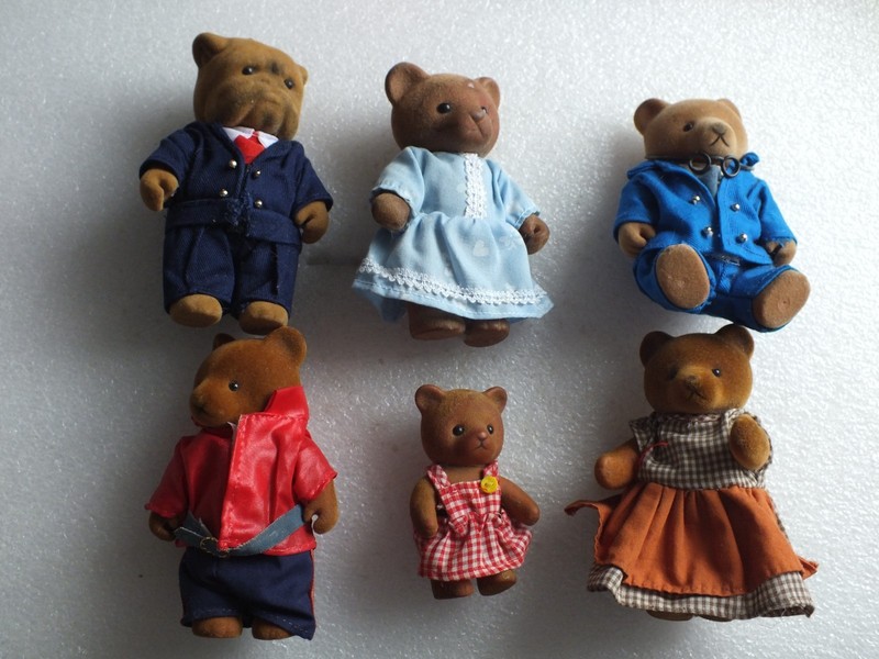 5 Mini - TeddybÃ¤R - Spielfiguren  ,, BÃ¤Renwald'' Maple Town + Bulldog-Mg 60