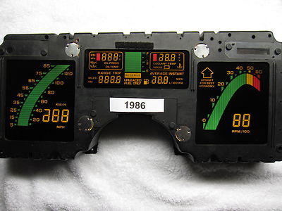 Corvette C4 digital dash instrument cluster Rebuilt 84 85 86 87 88 89 speedo