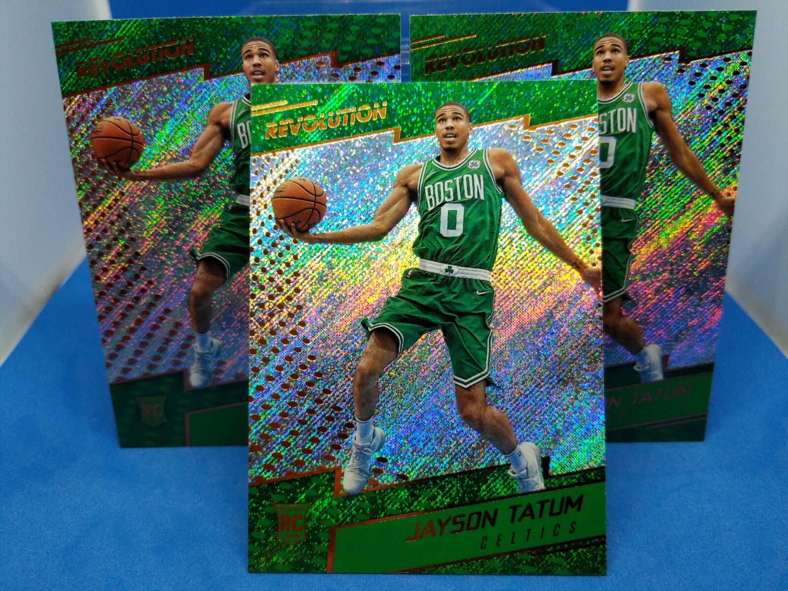 その他 2017 Jayson Tatum Rookie Revolution NBA 2017 Panini Revolution Jayson Tatum Rookie Impact #9 PSA 10