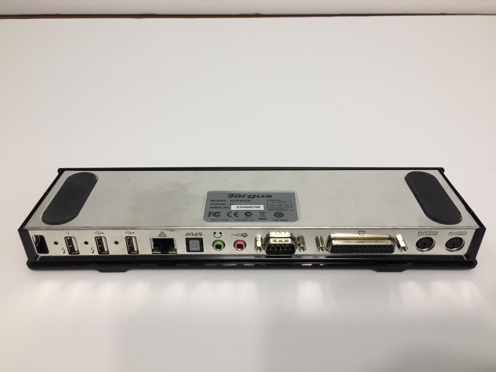 Targus ACP45US Laptop Notebook Docking Station+ Digital Audio. Free Shipping!