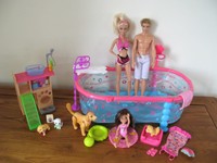 barbie pet station
