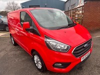 2022 72 Ford Transit Custom 2.0 280 EcoBlue Limited Auto L1 H1 *RACE RED* NO VAT