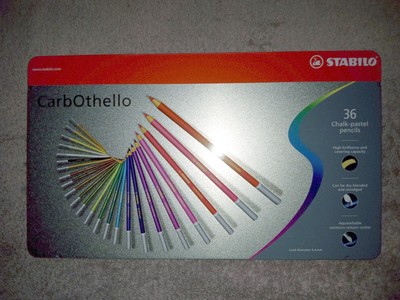 36 Stabilo Carb-Othello Coloured Pencils Brilliant Chalk Pastel 1436-6