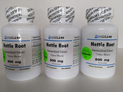 Stinging Nettle Root 800mg Standardized Extract 360 Capsule Exp. 1/26 3x Bottles
