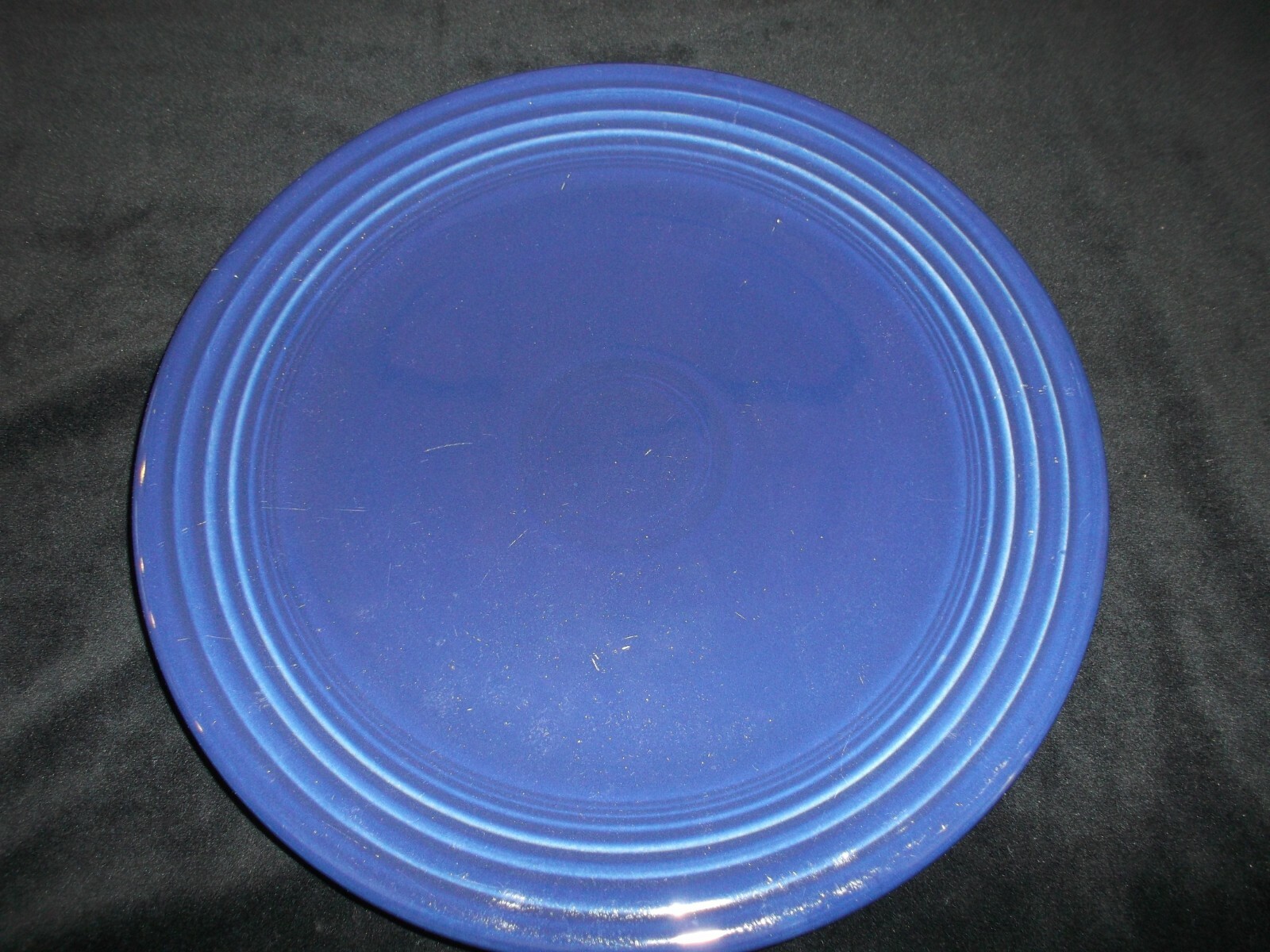 Vintage Fiestaware Original Cobalt Blue 12 inch serving platter large plate dish