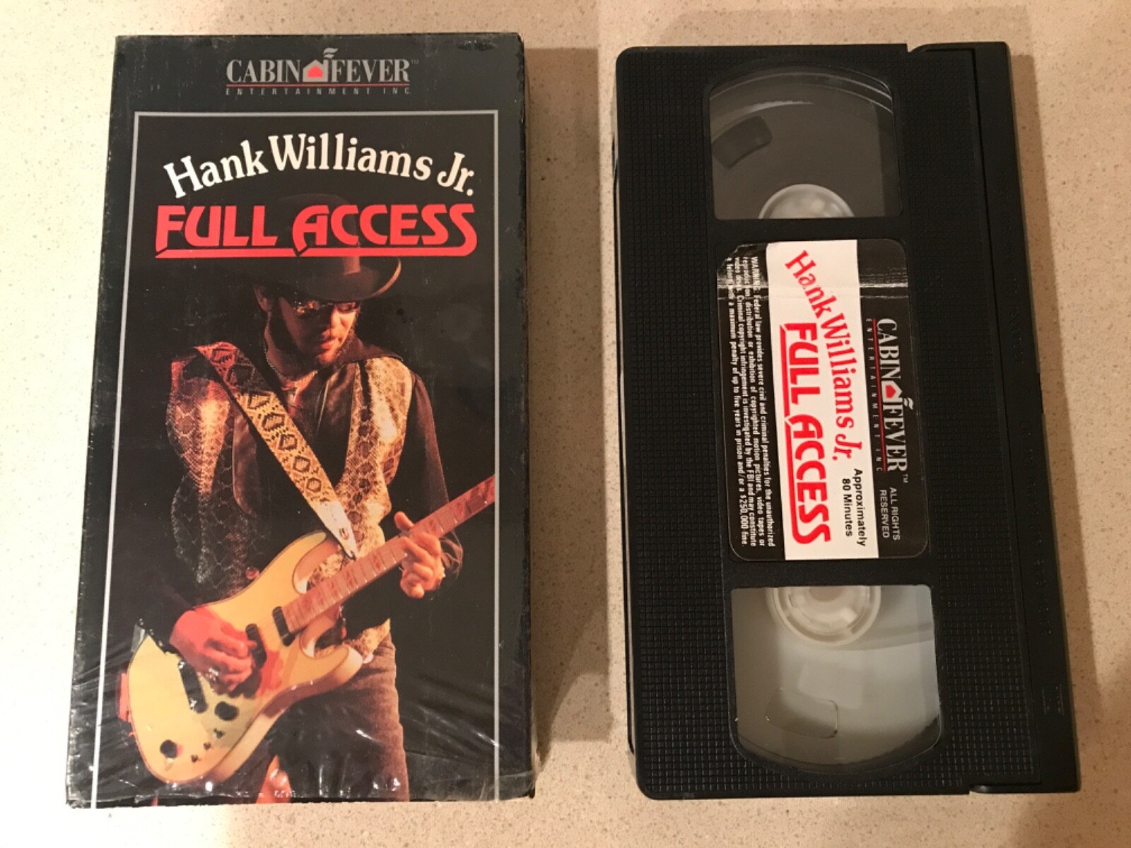 Hank Williams Jr. Full Access (VHS, 1989) | eBay
