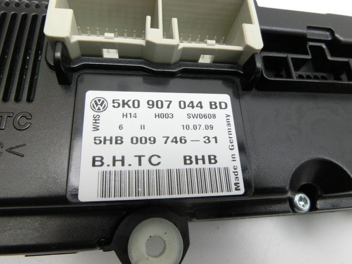 VW Golf Plus 5M 08-14 Bedienteil Bedienelement Heizung Klimabedienteil VW Golf Plus 5M 08-14 24.07.2009 5K0907044BT... Vorschau 5