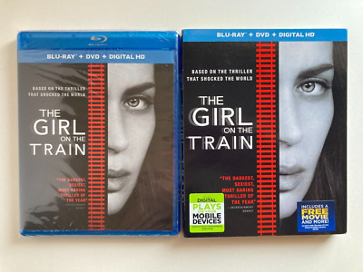 The Girl on the Train (Blu-ray, 2016) w/Slipcover Emily Blunt Sealed Brand NEW