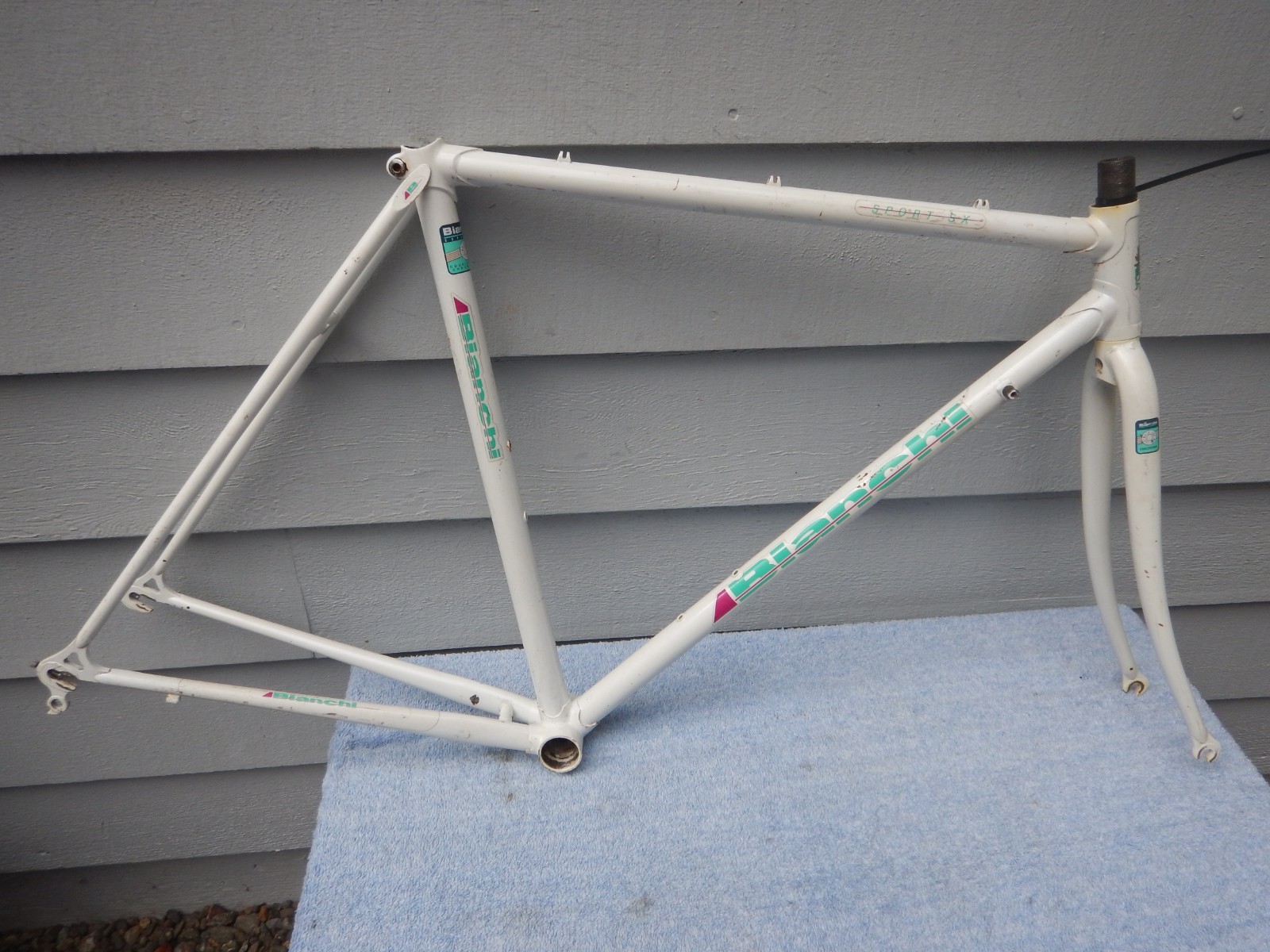 51cm Bianchi Sport SX Vintage Road Racing Bike Frameset Lugged