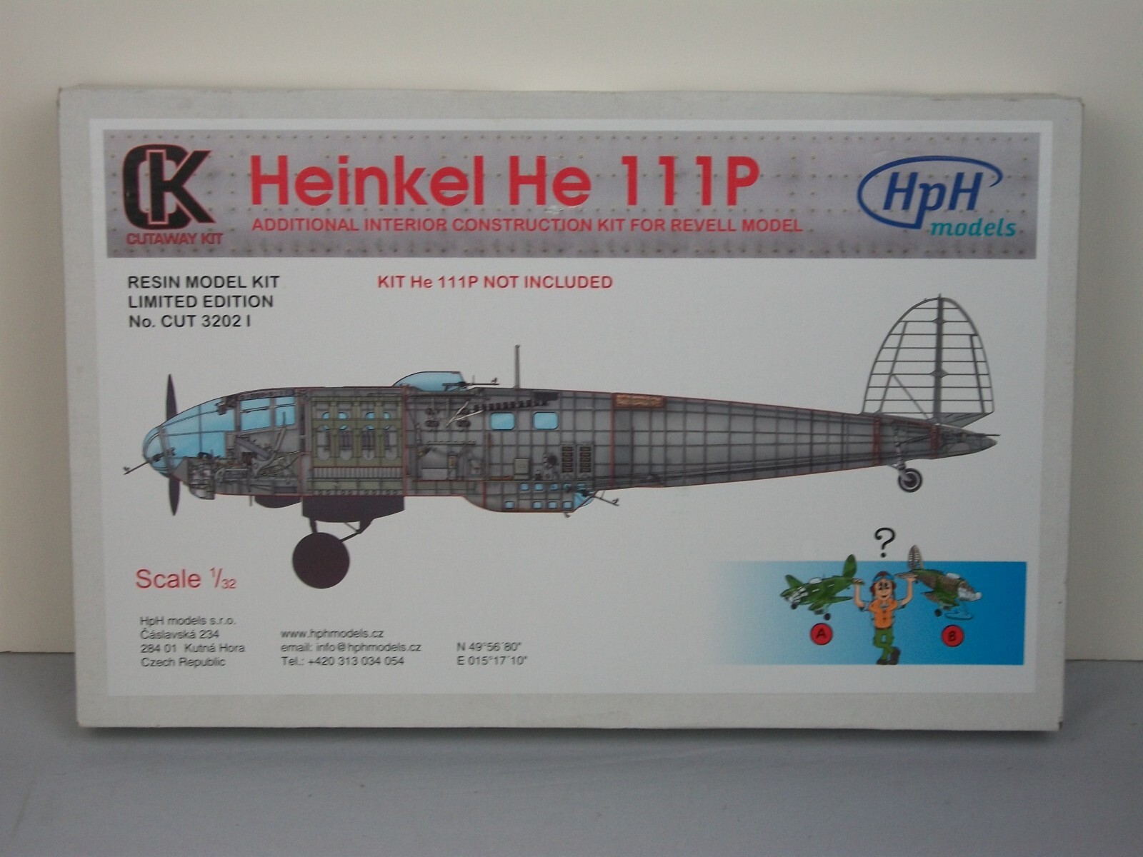 s33.1.30.eightman‼️1/32Ju88A-1、he111p Pro Modeler Revell 1/32 Scale Heinkel He 111 P WWII German