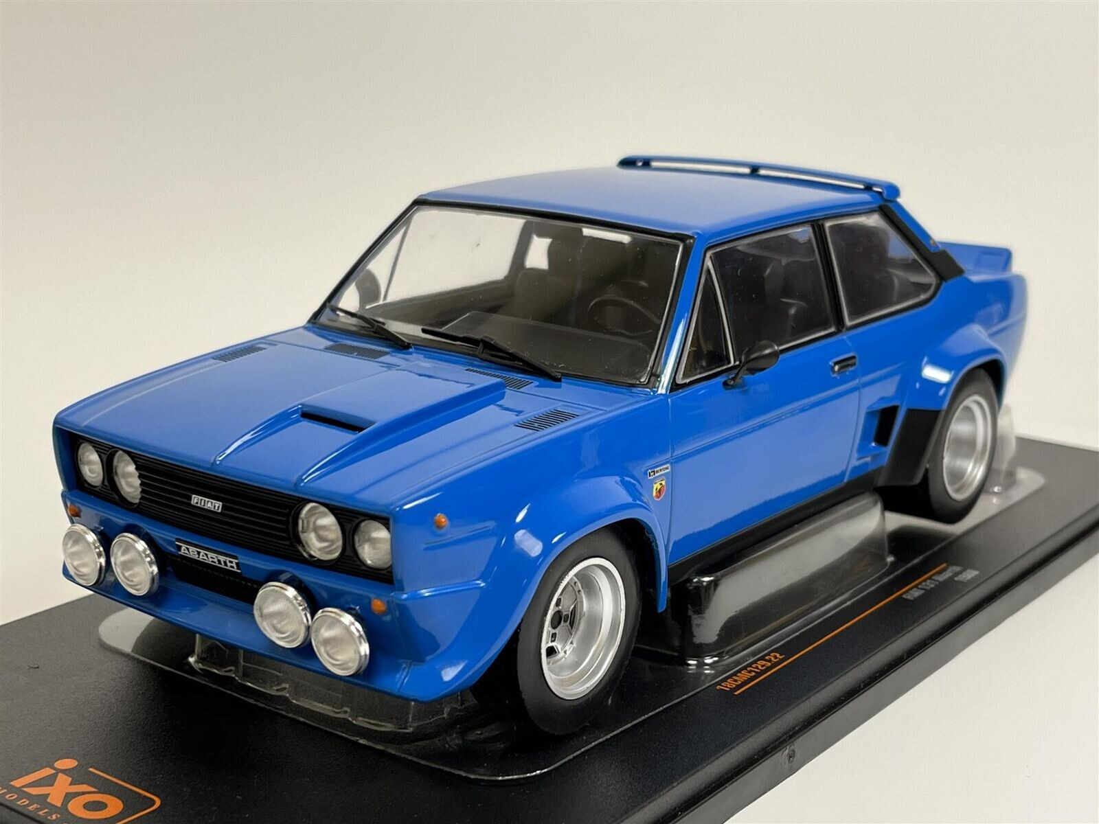 FIAT 131 ABARTH Rally Night Version Blue 1980 IXO 18CMC129 1