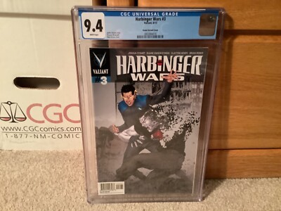 Harbinger Wars 3 Evans 1:20 Variant CGC 9.4 NM Valiant Dysart & Swierczynski