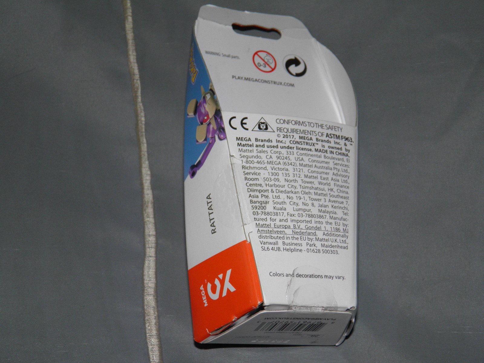 MEGA Construx Pokemon Pokeball RATTATA building Set (28 Pieces) Brand New toy