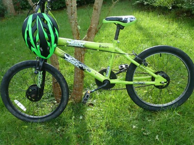 Green & Black Boys 20" Wheel BMX Flite Panic Bicycle