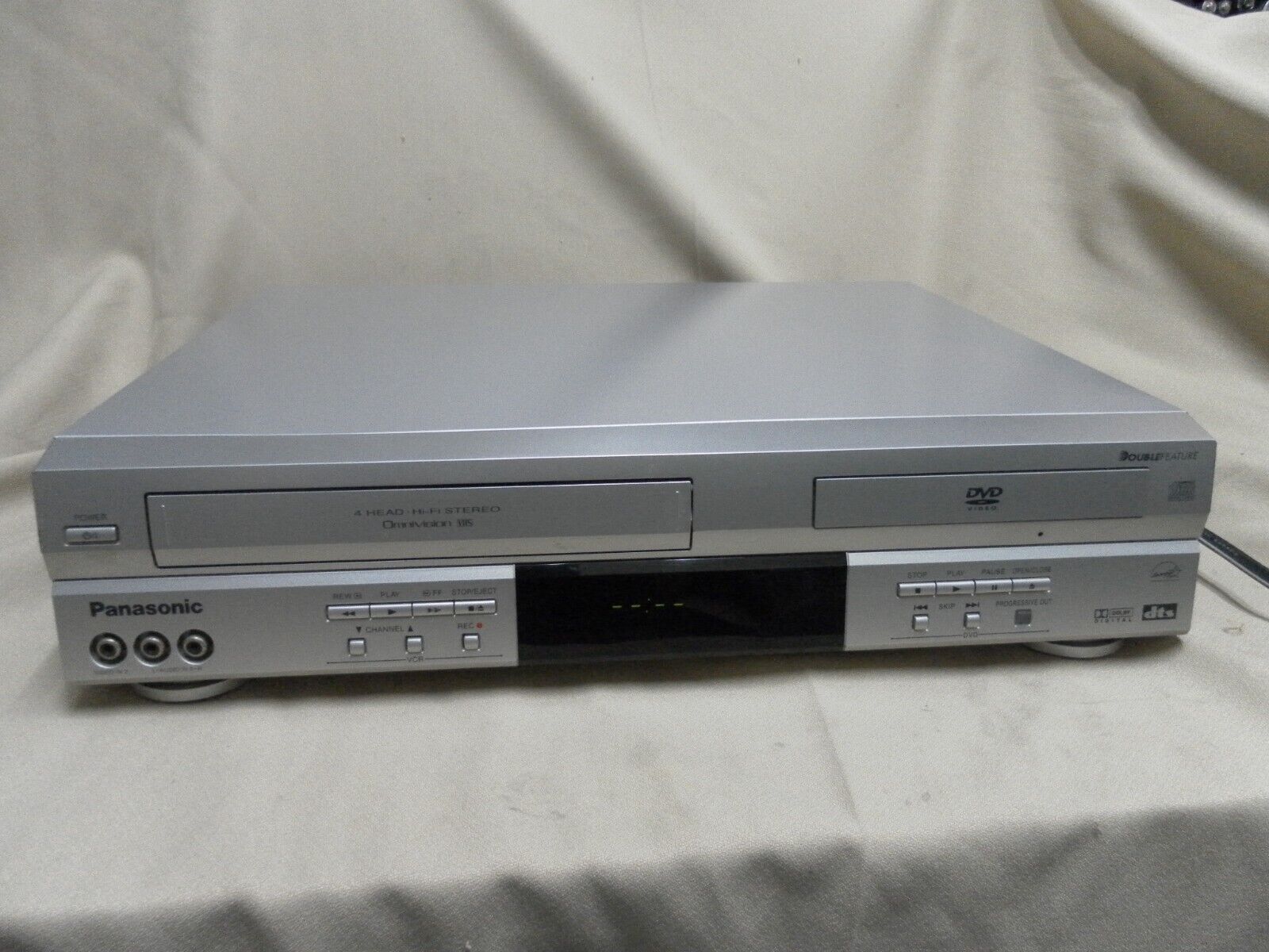 Panasonic Double Feature DVD VCR Combo PV-D4733S No remote Panasonic Double Feature DVD VCR Combo PV-D4733S No remote