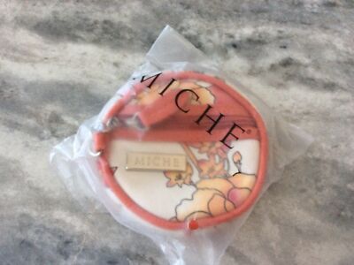 Miche Round Pink Floral Coin Purse NWT