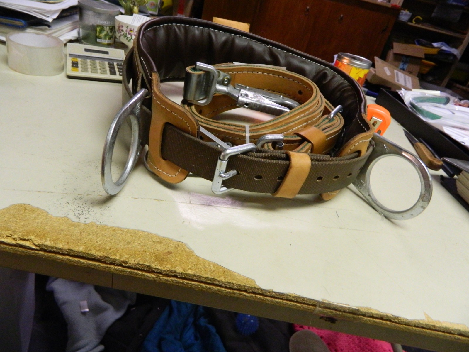 Buckingham size 28 belt tree climbing harness DRS lineman NEW NOS free shipping