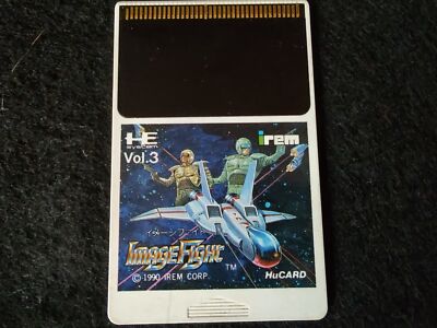 Image Fight NEC PC Engine TurboGrafx-16 PCE game, Working-g0129-