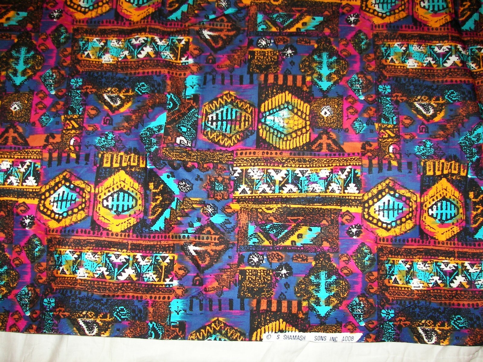 S Shamsah Sons Inc. Fabric - 4008 - Over 2  1/2 Yards x 44