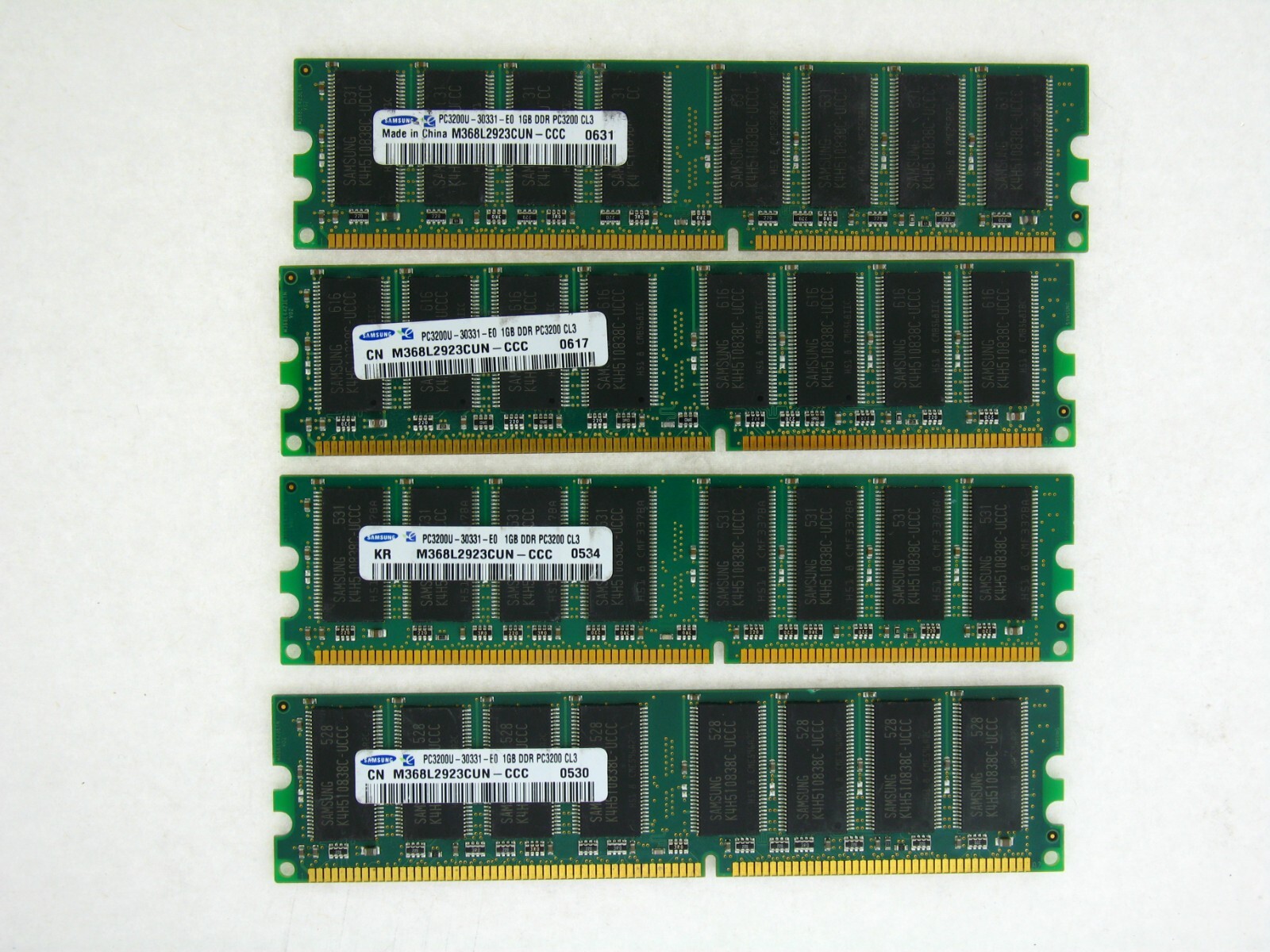 4GB PC3200 DDR 400mhz DESKTOP MEMORY LOW DENSITY NON-ECC RAM
