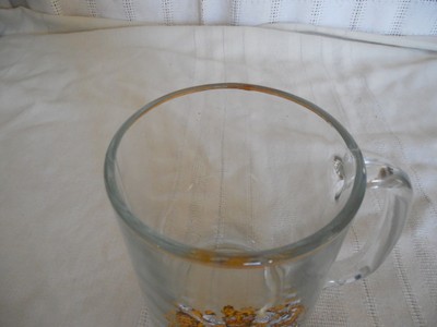 Queen Elizabeth II silver jubilee 1977 large glass mug