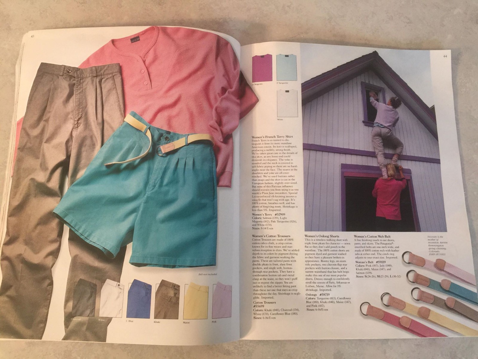 Patagonia  catalog Spring 1987
