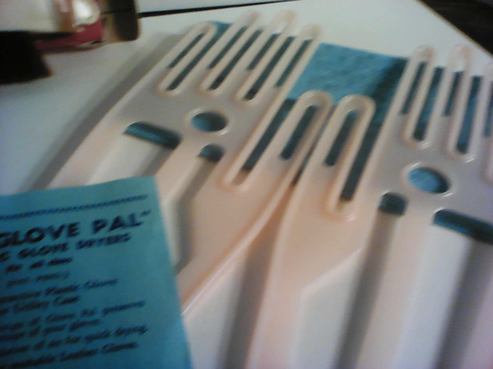 Vintage Magic Hanger Brush in box, Glove pal glove dryers, in plastic case